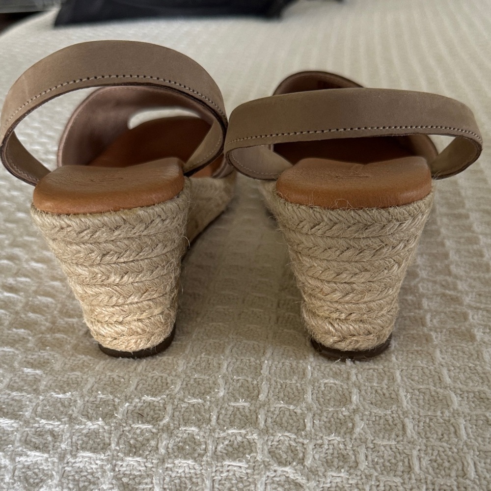 Spanish Sandal Co. Tan Espadrilles for Women Sz. 7.5 (Europe 40) Super Comfy! - Picture 4 of 9